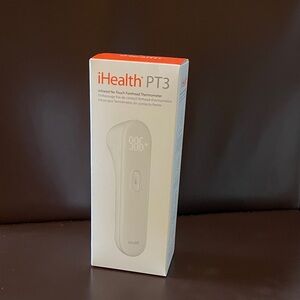 PT3 No-Touch Forehead Thermometer - White